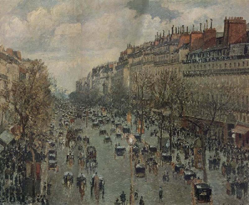Camille Pissarro Boulevard Montmartre in Paris France oil painting art